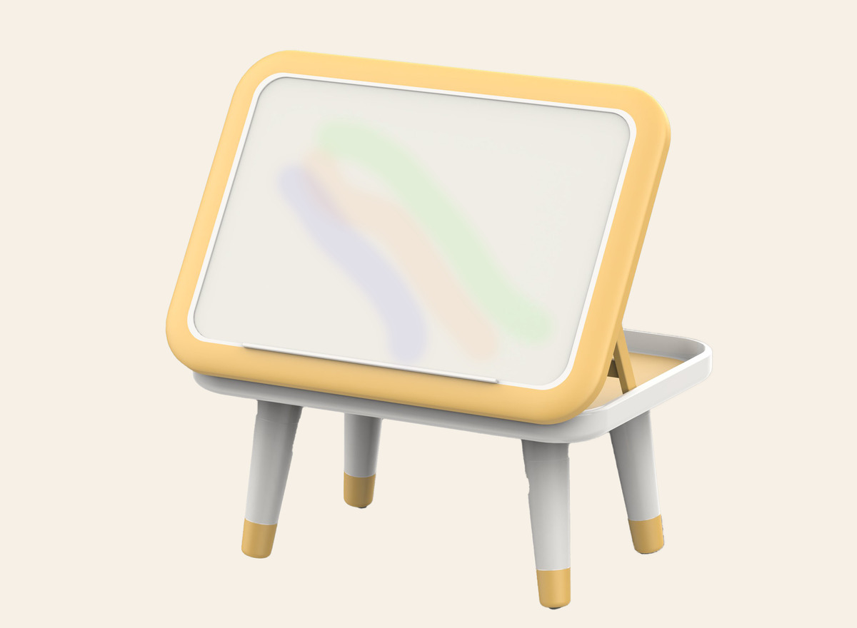 TouchColor 温感绘画桌数字模型，桌面处于画板状态